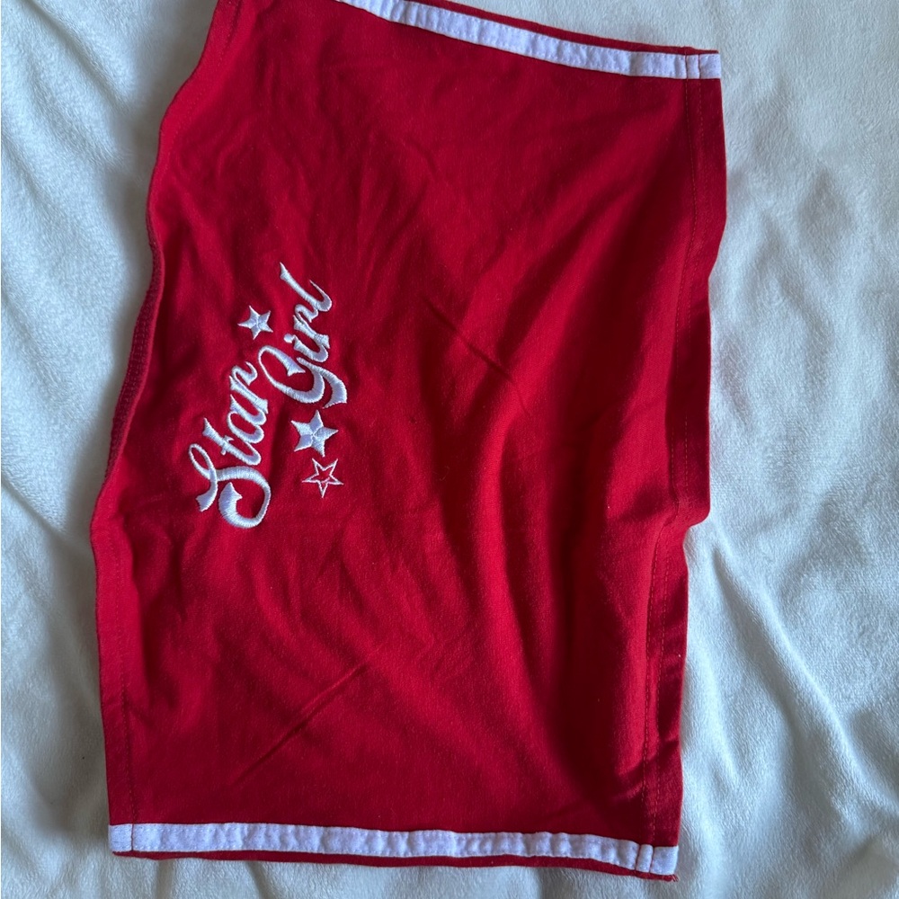 Red 'Star Girl' Skirt